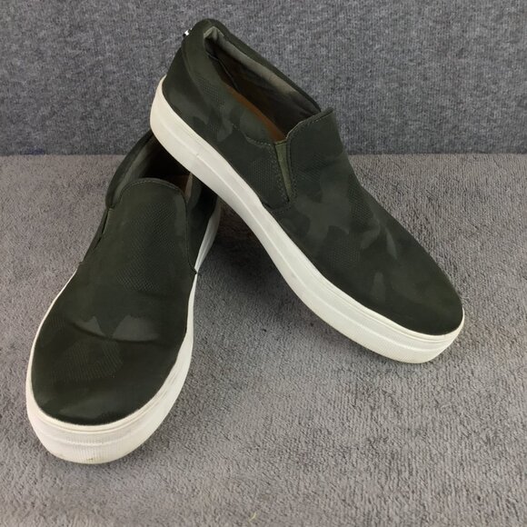 Steve Madden Zayna Dark Green Camo Slip On Platform Sneaker in Size 9.5 - Picture 1 of 9